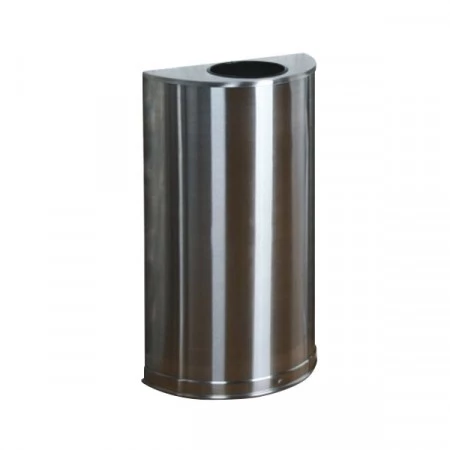 Collecteur inox en demi-lune 45L