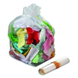 Lot de 100 sacs poubelles transparent