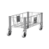 Socle roulant pour conteneurs
