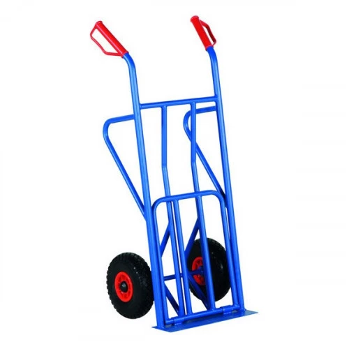 Diable De Chantier Professionnel Hailo - Roues PU Increvables 260mm, Charges Lourdes