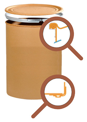 Fût kraft tout fibre