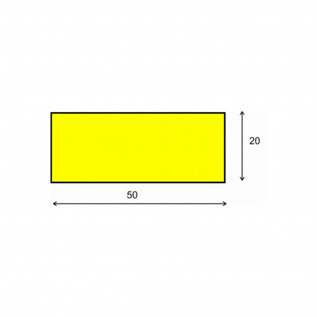 Grand profilé antichoc rectangulaire Grand profilé antichoc rectangulaire