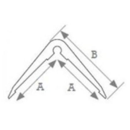Protection d'angle - Longueur : 2000 mm Protection d'angle - Longueur : 2000 mm