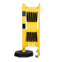 Barrière extensible avec socle mobile Barrière extensible avec socle mobile