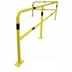 Barrière piétonne en acier modulable