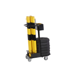 Chariot de transport avec kit de poteaux Chariot de transport avec kit de poteaux