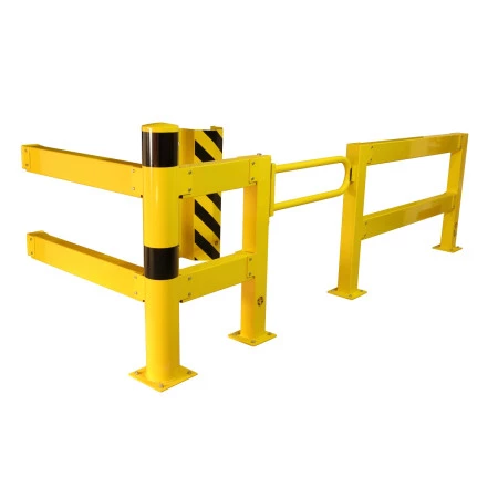 Porte battante de sécurité pour barrière de sécurité Porte battante de sécurité pour barrière de sécurité