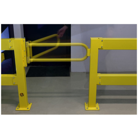Porte battante de sécurité pour barrière de sécurité Porte battante de sécurité pour barrière de sécurité