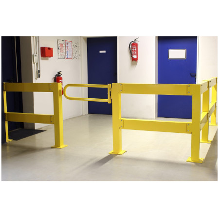 Porte battante de sécurité pour barrière de sécurité Porte battante de sécurité pour barrière de sécurité