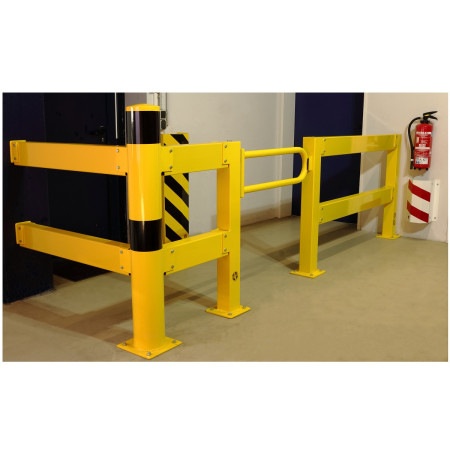 Porte battante de sécurité pour barrière de sécurité Porte battante de sécurité pour barrière de sécurité