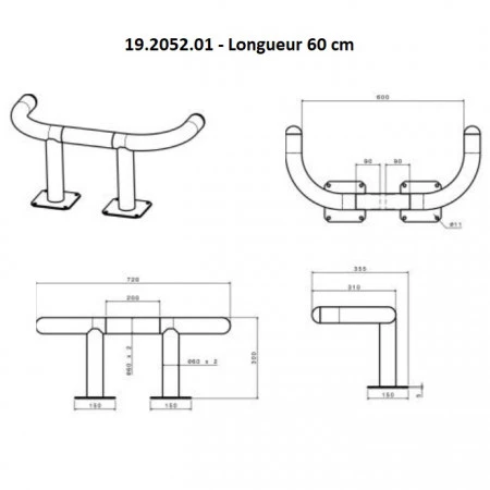 Arceau de protection pour rack Arceau de protection pour rack