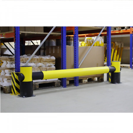 Barrière absorbeur de chocs en polyéthylène. Longueur 2500 mm. Hauteur 516 mm Barrière absorbeur de chocs en polyéthylène. Longueur 2500 mm. Hauteur 516 mm