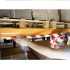 Rouleau de protection de rayonnage rouge et blanche facile à poser avec l'adhésif double face Rouleau de protection de rayonnage rouge et blanche facile à poser avec l'adhésif double face
