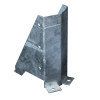 Sabot de protection galvanisé hauteur 400 mm