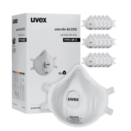 Boîte de masque FFP3 uvex silv-Air c 2312 Boîte de masque FFP3 uvex silv-Air c 2312