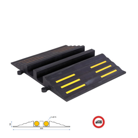 Gaine de protection pour câbles et tuyaux emboîtable Gaine de protection pour câbles et tuyaux emboîtable