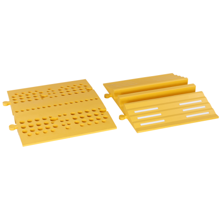 Gaine jaune 680 mm utilisable des 2 côtés Gaine jaune 680 mm utilisable des 2 côtés