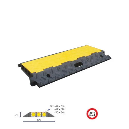 Passage de câble pour chantier - Protège câble