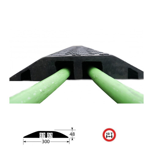 Protège câble antidérapant 10T