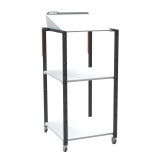 Pupitre d'atelier inclinable sur roulettes Pupitre d'atelier inclinable sur roulettes