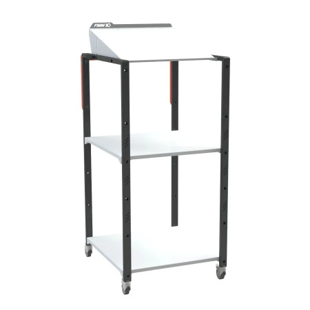 Pupitre d'atelier inclinable sur roulettes Pupitre d'atelier inclinable sur roulettes