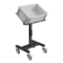W020020011 - Support bacs Europe SRI réglable en hauteur et tablette inclinable 3 positions - Lxlxh 610x410x630-910 mm - Coloris Gris Anthracite RAL 7016 W020020011 - Support bacs Europe SRI réglable en hauteur et tablette inclinable 3 positions - Lxlxh 610x410x630-910 mm - Coloris Gris Anthracite RAL 7016