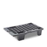 Quart-palette plastique 600x400 ajourée pour display Quart-palette plastique 600x400 ajourée pour display