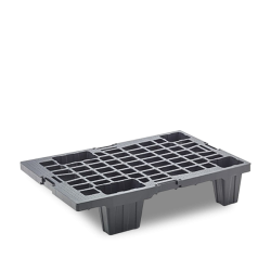 Quart-palette plastique 600x400 ajourée pour display