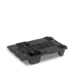 Quart-palette plastique 600x400 ajourée pour l'export