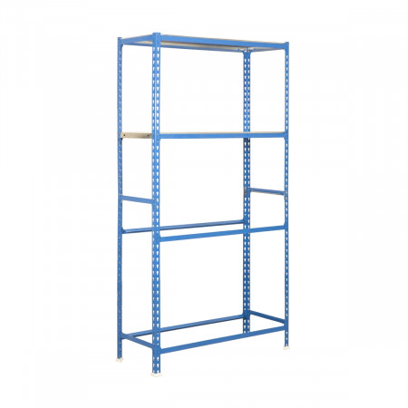 Rayonnage à pneus avec 1 étagère. Sans tiroir. Coloris bleu Rayonnage à pneus avec 1 étagère. Sans tiroir. Coloris bleu