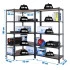 Pack 2 rayonnages avec une étagère d'angle Pack 2 rayonnages avec une étagère d'angle