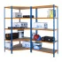 Pack 2 rayonnages avec une étagère d'angle Pack 2 rayonnages avec une étagère d'angle