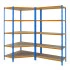 Pack 2 rayonnages avec une étagère d'angle Pack 2 rayonnages avec une étagère d'angle