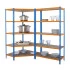 Pack 2 rayonnages avec une étagère d'angle Pack 2 rayonnages avec une étagère d'angle