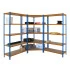 Pack 3 rayonnages avec une étagère d'angle Pack 3 rayonnages avec une étagère d'angle