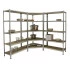 Pack 3 rayonnages avec une étagère d'angle Pack 3 rayonnages avec une étagère d'angle