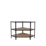 Rayonnage d'angle de 3 niveaux Rayonnage d'angle de 3 niveaux