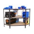 Rayonnage d'angle anthracite Rayonnage d'angle anthracite