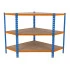 Rayonnage d'angle de 3 niveaux Rayonnage d'angle de 3 niveaux