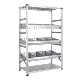 Rayonnage galvanisé avec bacs modulaires Rayonnage galvanisé avec bacs modulaires