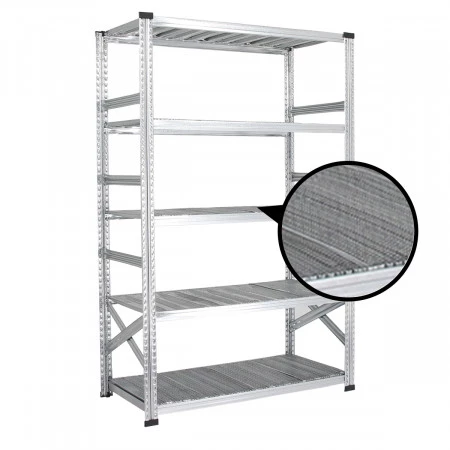 Rayonnage galvanisé - Hauteur 1576 mm Rayonnage galvanisé - Hauteur 1576 mm
