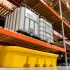 Bac de rétention sous rayonnage en plastique Bac de rétention sous rayonnage en plastique