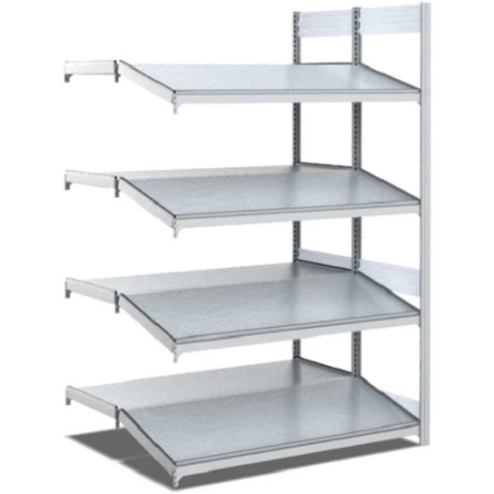 Rayonnage d'approvisionnement double profondeur 1 inclinaison Rayonnage d'approvisionnement double profondeur 1 inclinaison