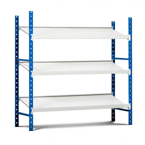 Rayonnage de stockage sectionnel, double face, baie de base, largeur 1500  mm à prix avantageux