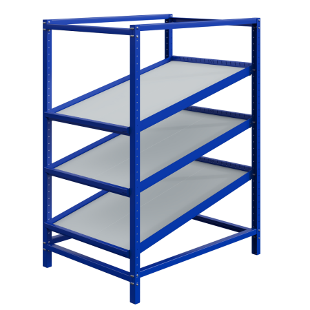 Stockeur dynamique fixe à fond tôlé Stockeur dynamique fixe à fond tôlé