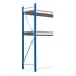 Rayonnage semi-lourd hauteur 0000mm. Echelles bleues RAL 5005 Rayonnage semi-lourd hauteur 0000mm. Echelles bleues RAL 5005