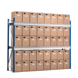 Rayonnage industriel polyvalent - Hauteur 3000 mm