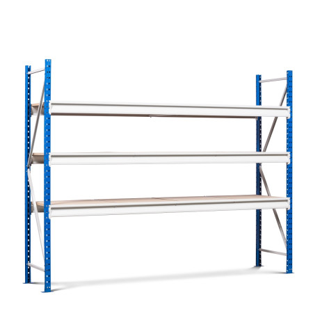 Rayonnage mi-lourd de Hauteur 4000 mm. 3 niveaux Rayonnage mi-lourd de Hauteur 4000 mm. 3 niveaux