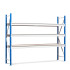Rayonnage mi-lourd de Hauteur 4000 mm. 3 niveaux Rayonnage mi-lourd de Hauteur 4000 mm. 3 niveaux
