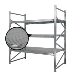 Rayonnage mi-lourd galvanisé - Hauteur 2500 mm